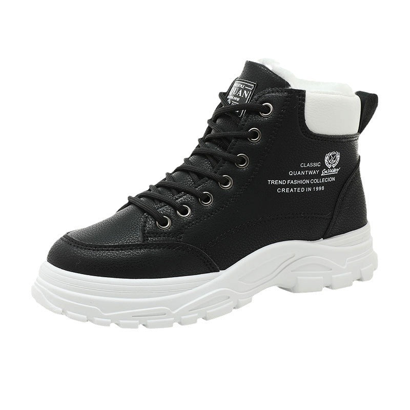 Casual Lace-Up Ankle Boots