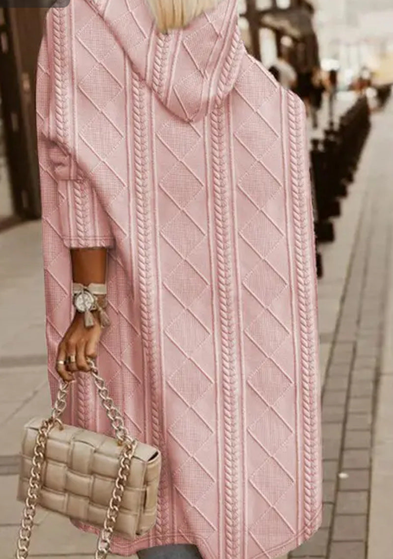 Hooded Knit Cardigan