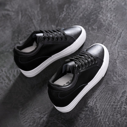 Women's Platform Lace-Up Sneakers
