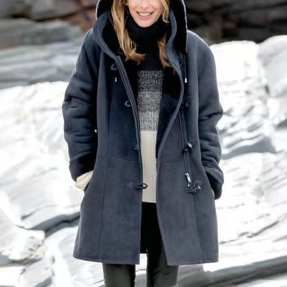 Cozy Toggle Hooded Winter Coat