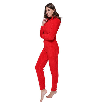 Plush Hooded Onesie