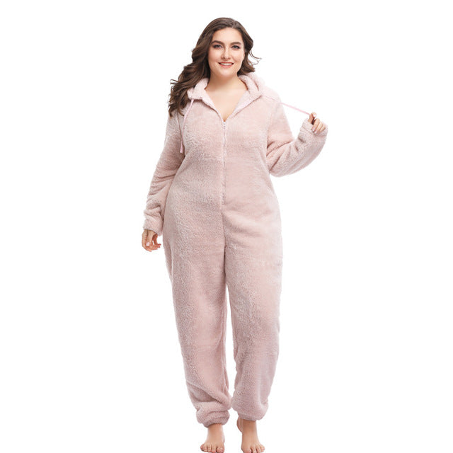 Plush Hooded Onesie