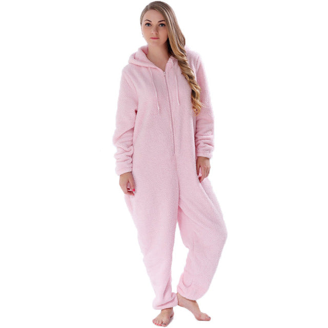 Plush Hooded Onesie