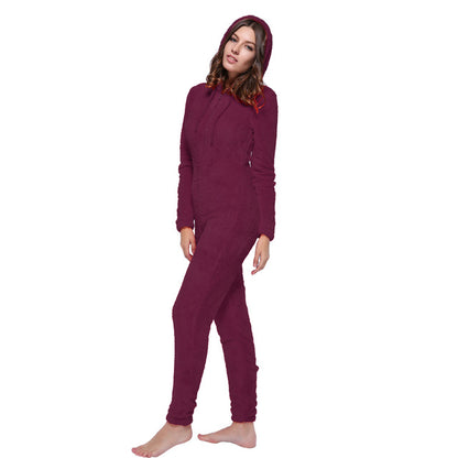 Plush Hooded Onesie