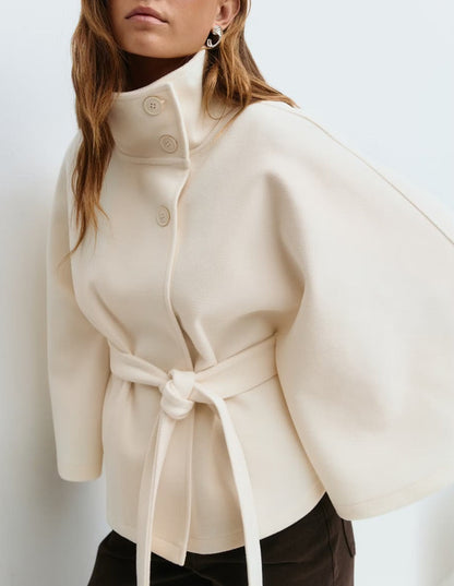 Belted Cape Jacket