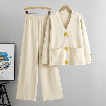 Elegant Knit Two-Piece Set