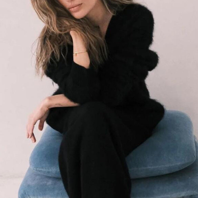 Soft V-Neck Cardigan