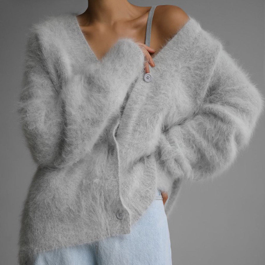 Soft V-Neck Cardigan