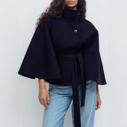 Belted Cape Jacket