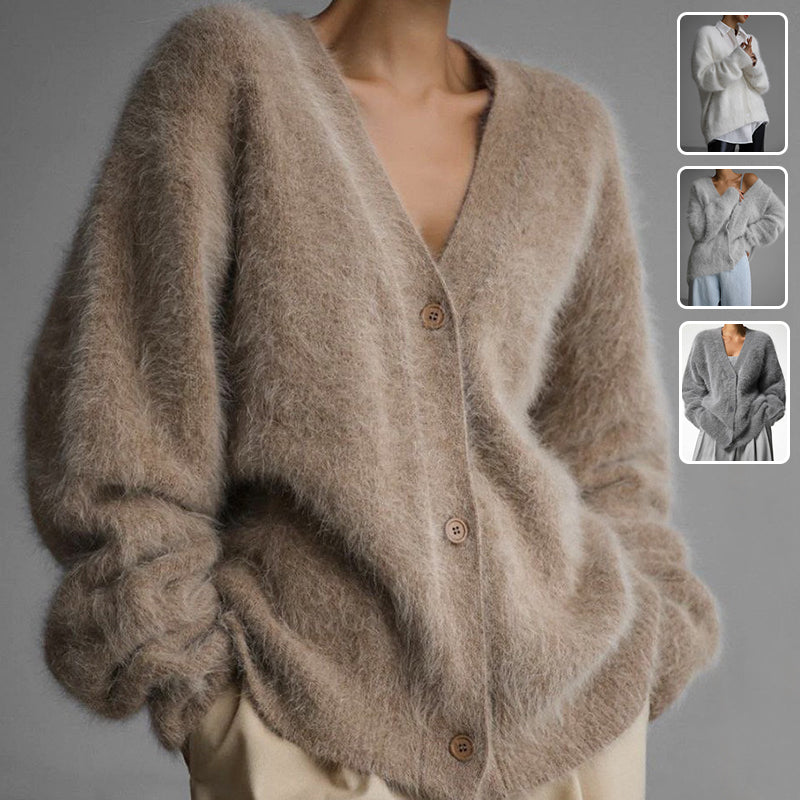 Soft V-Neck Cardigan