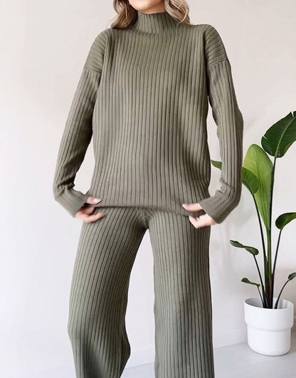 Cozy Ribbed Knit Set