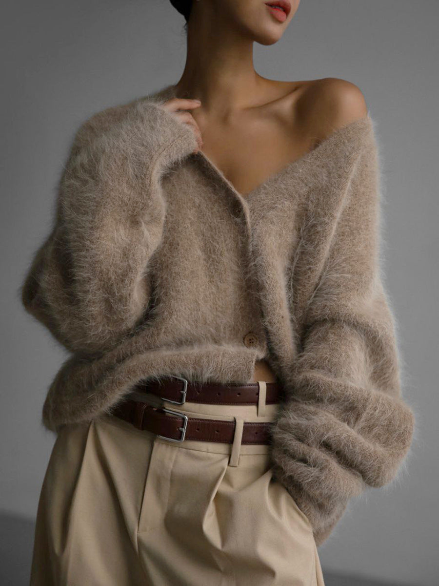 Soft V-Neck Cardigan