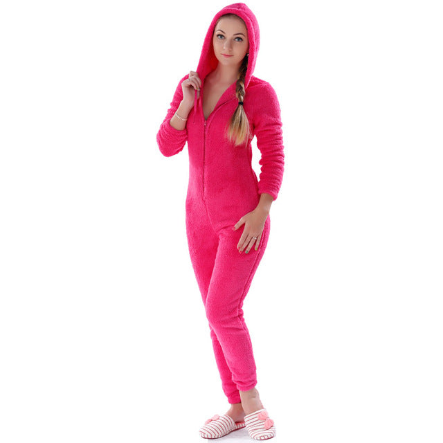 Plush Hooded Onesie