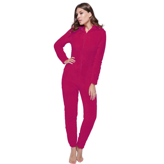 Plush Hooded Onesie