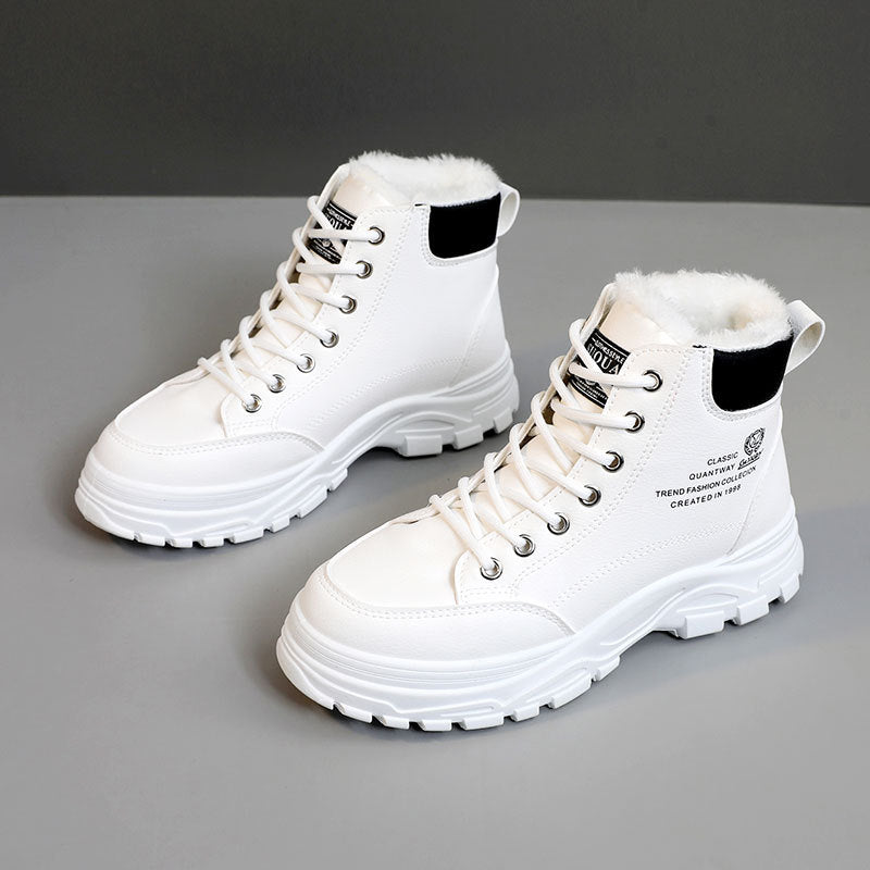 Casual Lace-Up Ankle Boots