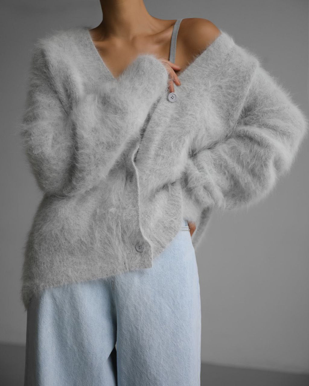 Soft V-Neck Cardigan