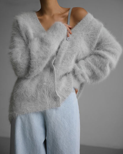 Soft V-Neck Cardigan