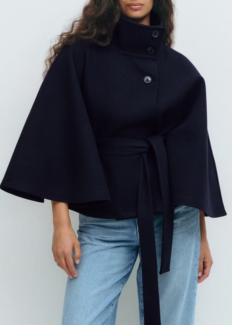 Belted Cape Jacket