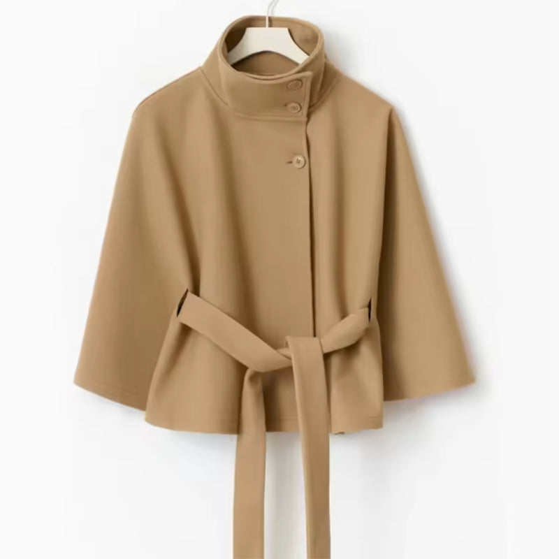 Belted Cape Jacket