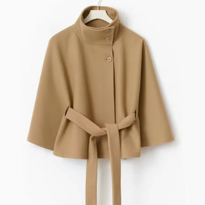 Belted Cape Jacket
