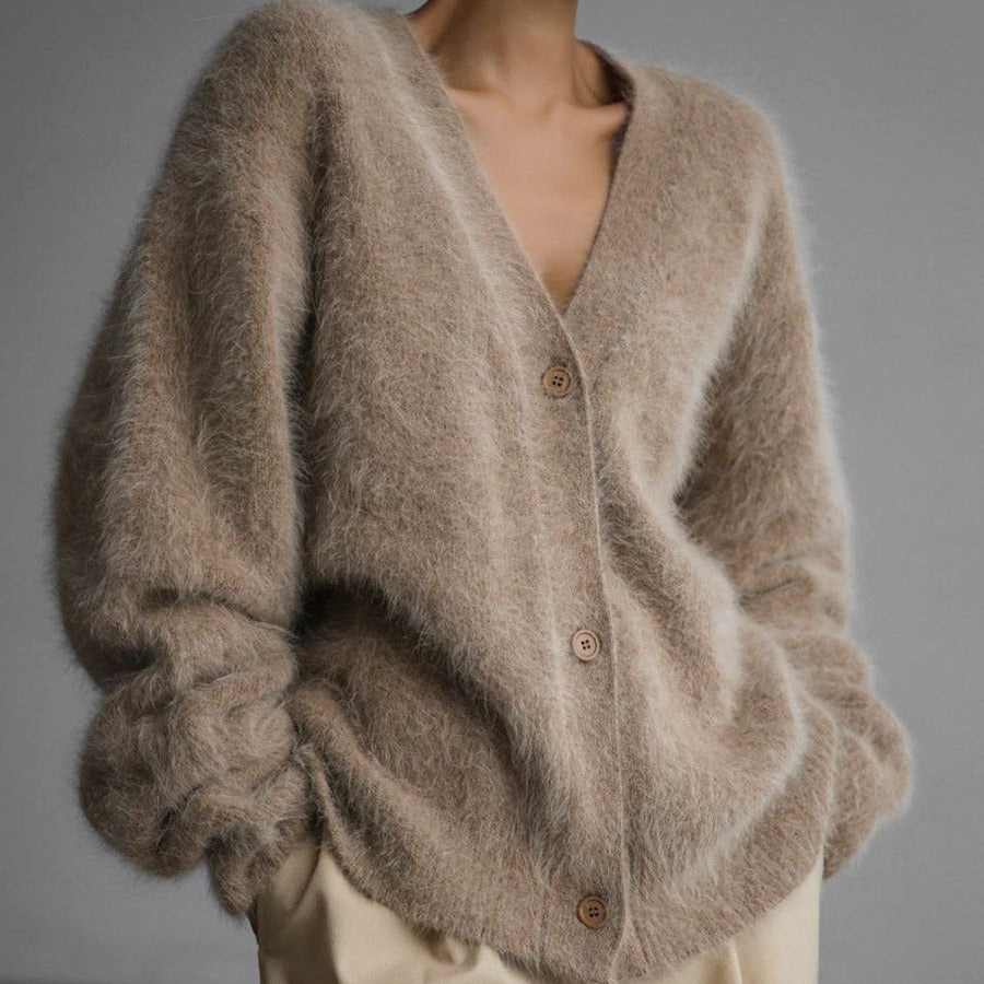Soft V-Neck Cardigan