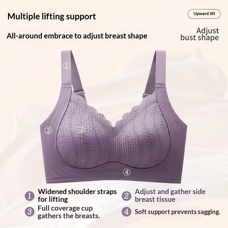 Underwire Push-up Bra With Side-bust Control Adjustable Fit