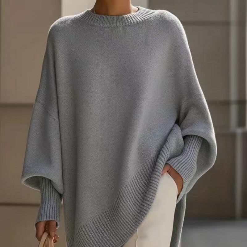 Oversized Knit Poncho Sweater