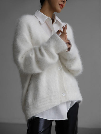 Soft V-Neck Cardigan