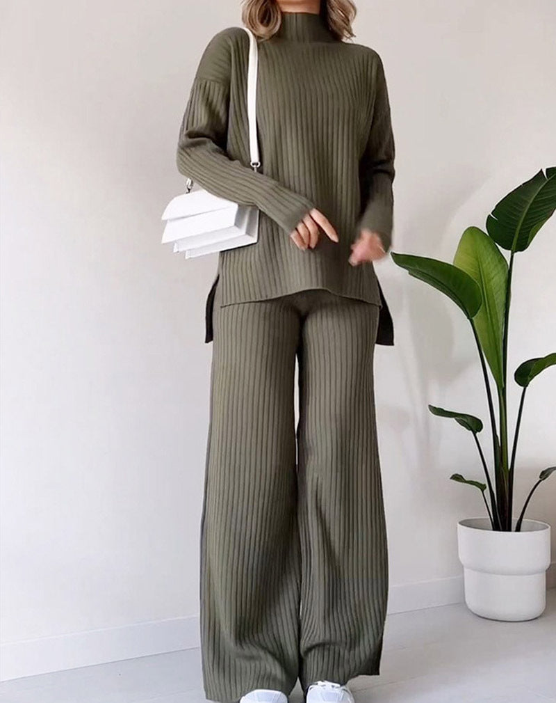 Cozy Ribbed Knit Set