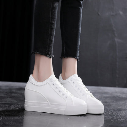 Women's Platform Lace-Up Sneakers