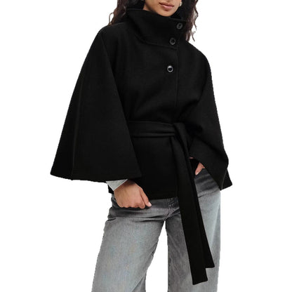 Belted Cape Jacket